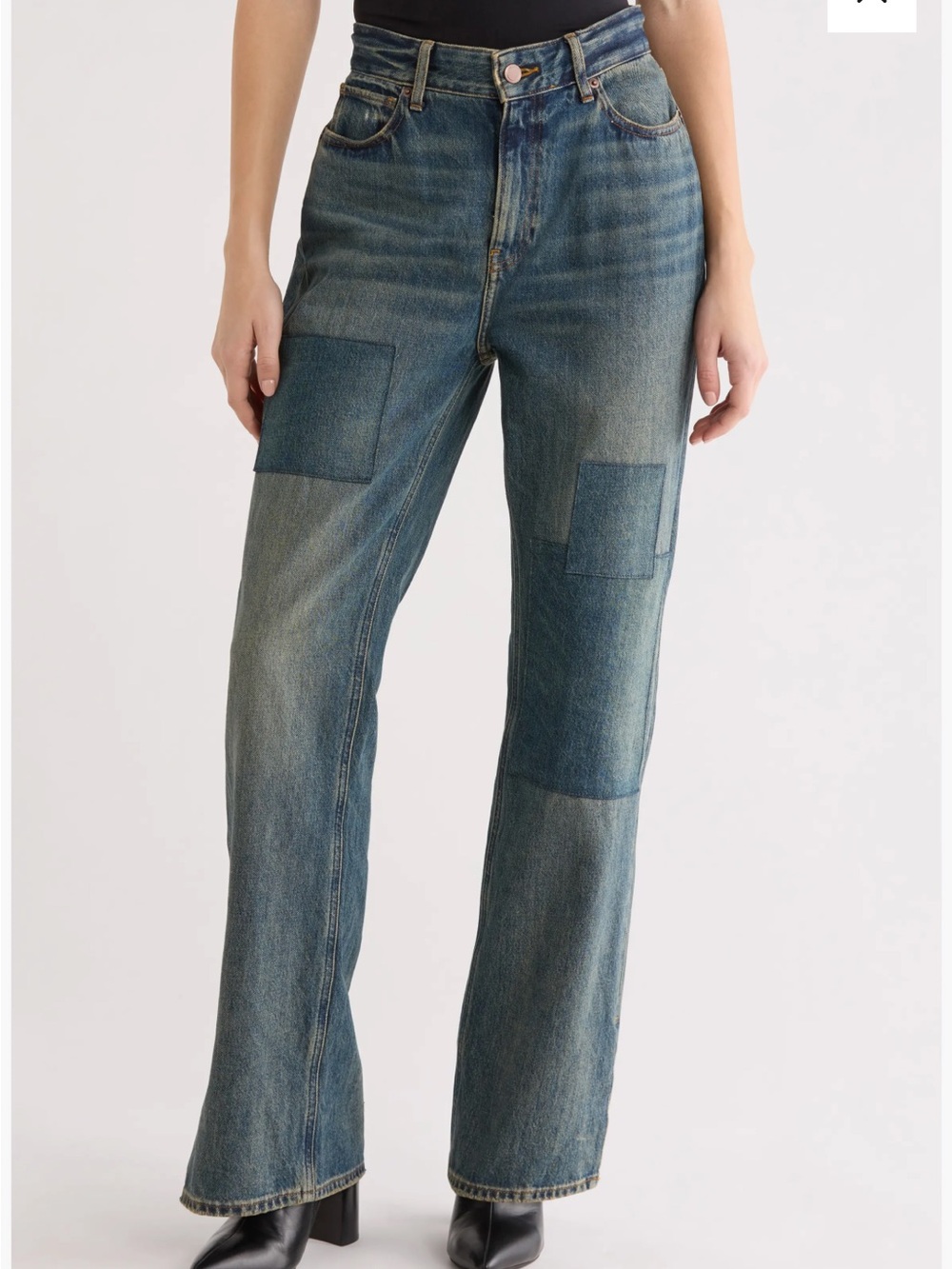 Good American Khloe Patchwork Jeans